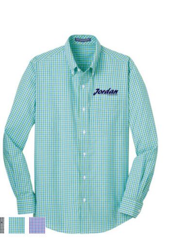 Port Authority® Long Sleeve Gingham Easy Care Shirt